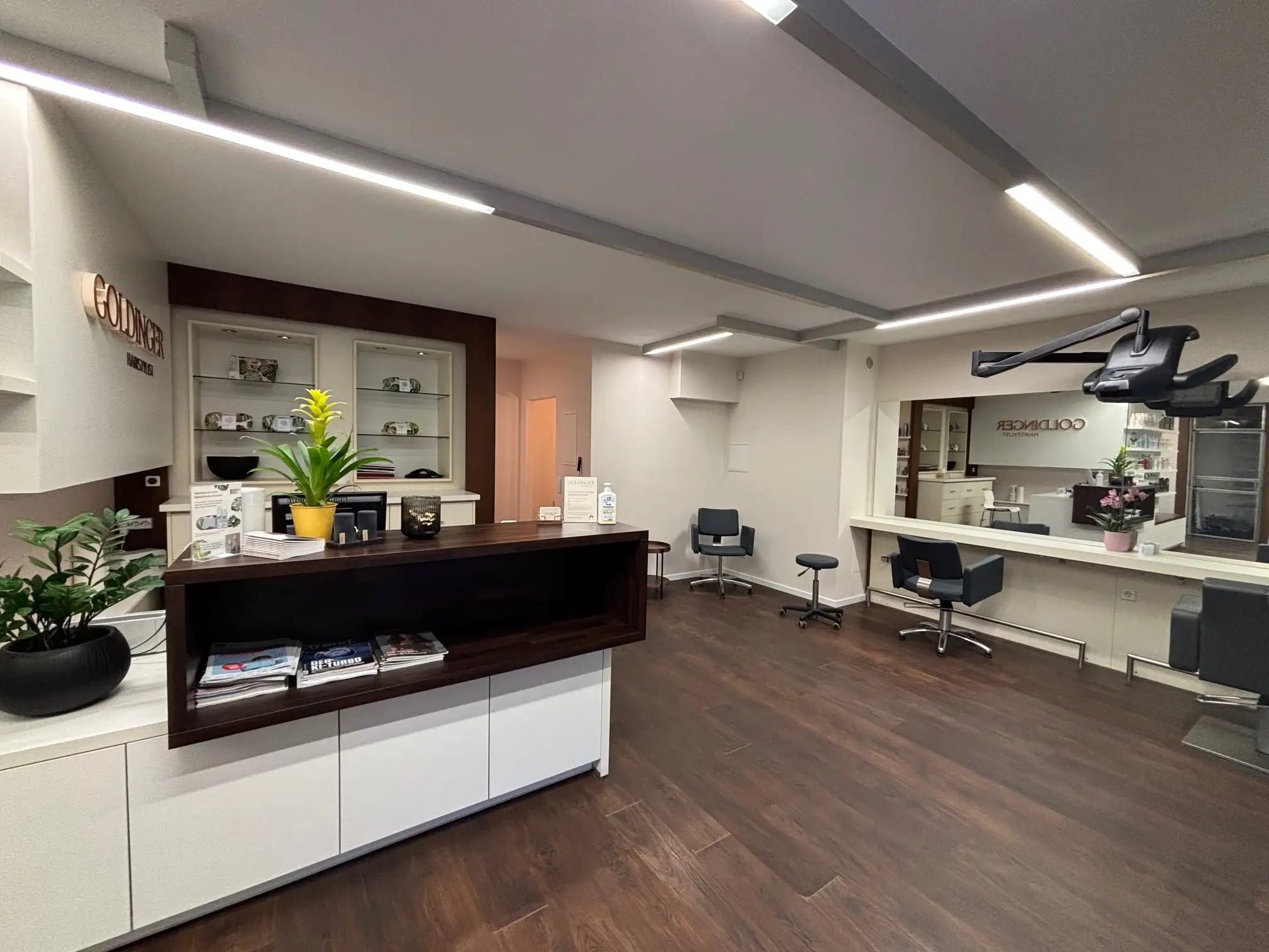 Eingang Salon Goldinger